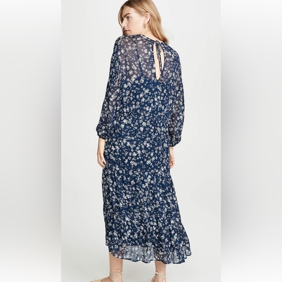 Free People Dresses & Skirts - Free People Wallflower Midi Dress in Blue Size XS EUC Retail $158